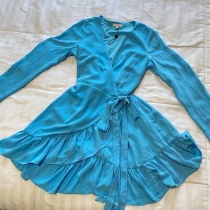 BLUE GIANNI BINI DRESS